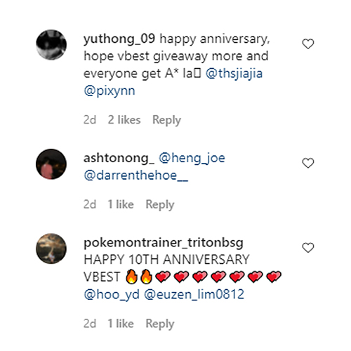 Anniversary comments 5